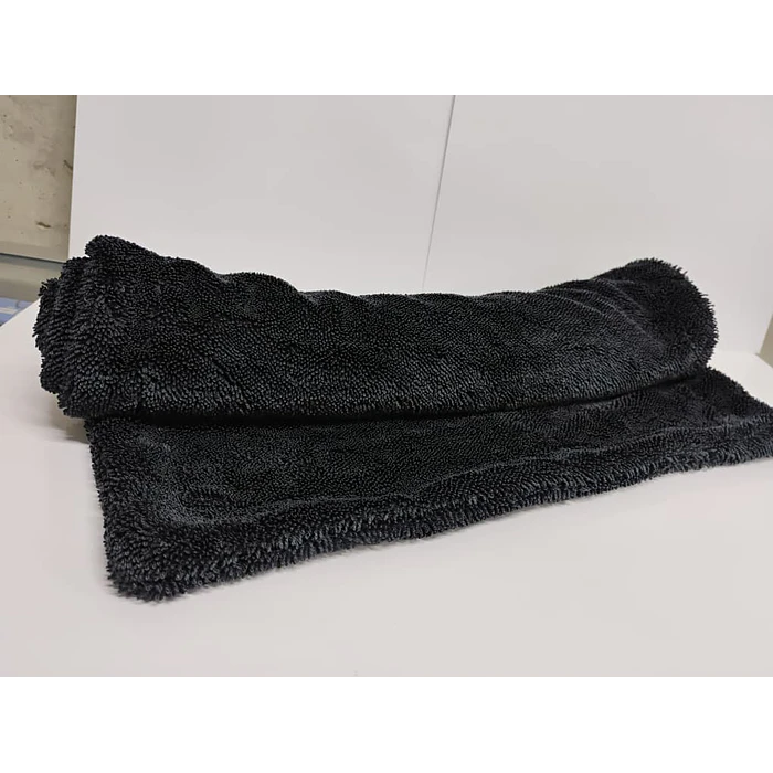 Super paño de Microfibra toalla de Ultra Secado - Calidad PREMIUM  1200GSM 60x40cm sin bordes ✨ color negro 14