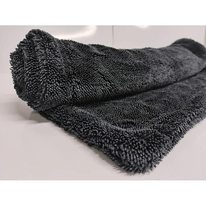 Super paño de Microfibra toalla de Ultra Secado - Calidad PREMIUM  1200GSM 60x40cm sin bordes ✨ color negro 15
