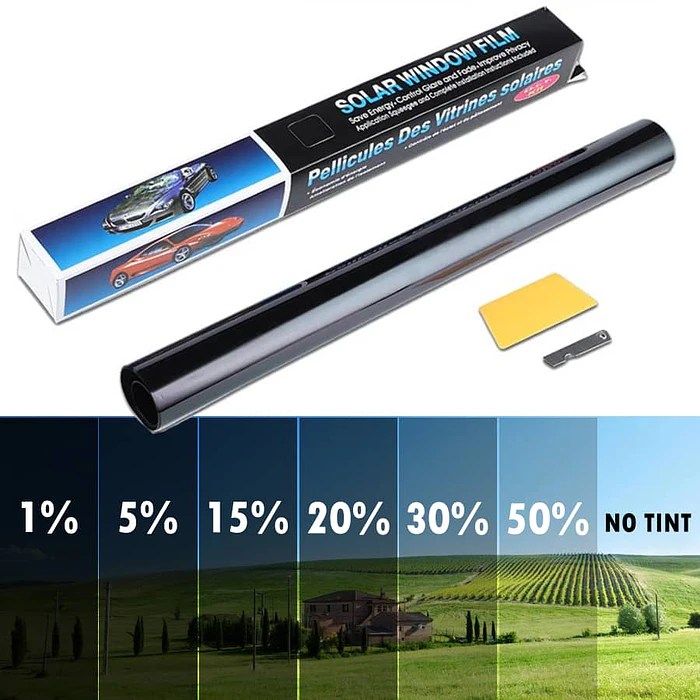 PAPEL POLARIZADO PARA AUTOS 15% 7