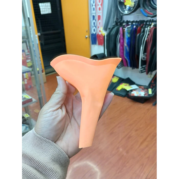 Urinario portátil femenino de emergencia reutilizable, inodoro de 22