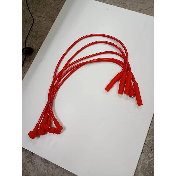 JUEGO 5 CABLES DE BUJÍAS ALTO VOLTAJE UNIVERSAL AUTOS 1