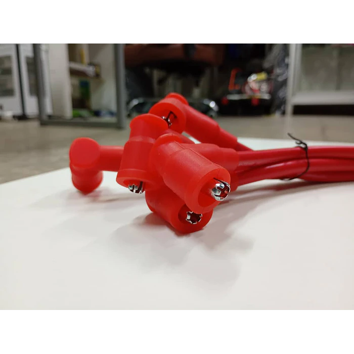 JUEGO 5 CABLES DE BUJÍAS ALTO VOLTAJE UNIVERSAL AUTOS 7
