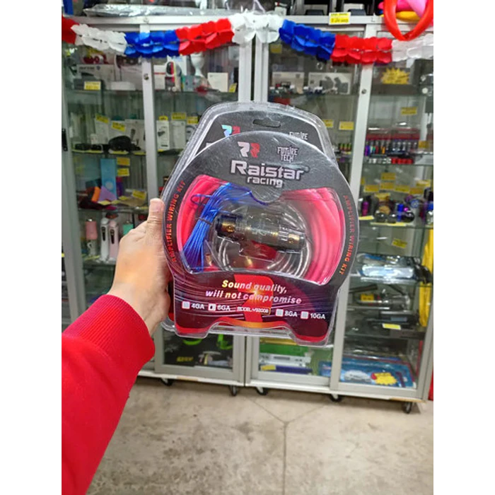 Kit De Cables De Sonido Para Amplificador De Auto 6 Awg 2