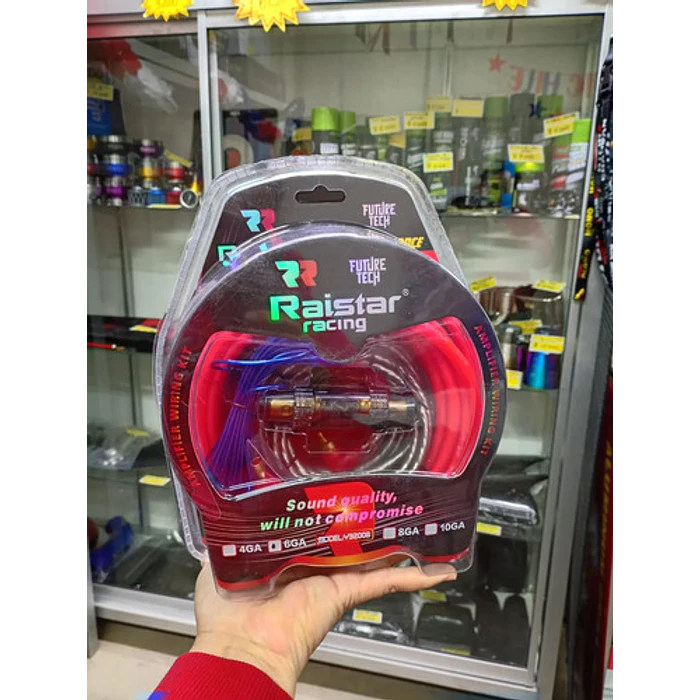 Kit De Cables De Sonido Para Amplificador De Auto 6 Awg 5