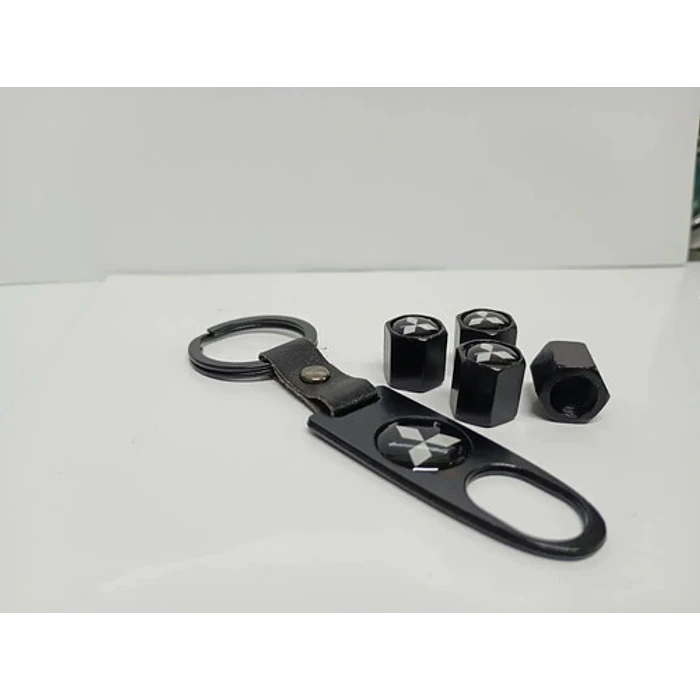 Llavero + Set De 4 Tapas De Válvulas Mt 2