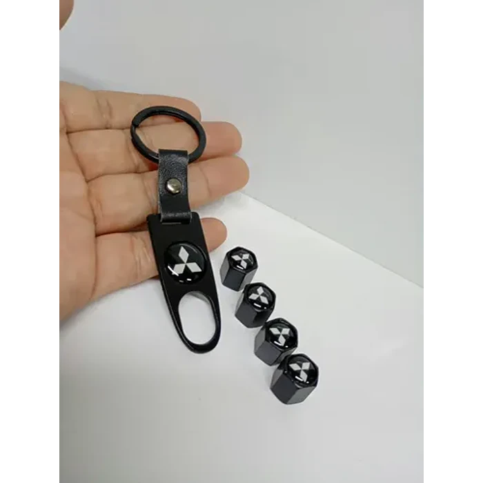 Llavero + Set De 4 Tapas De Válvulas Mt 3