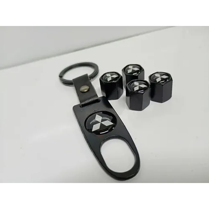 Llavero + Set De 4 Tapas De Válvulas Mt 8