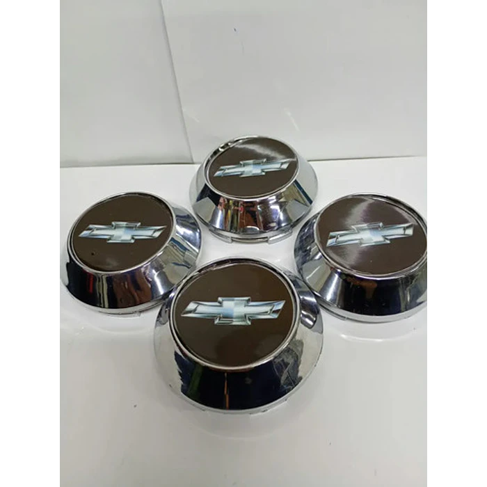 X4 Tapas Centro De Llantas De Auto Conicas 58mm X 60mm Ch Negro Logo Gris 5