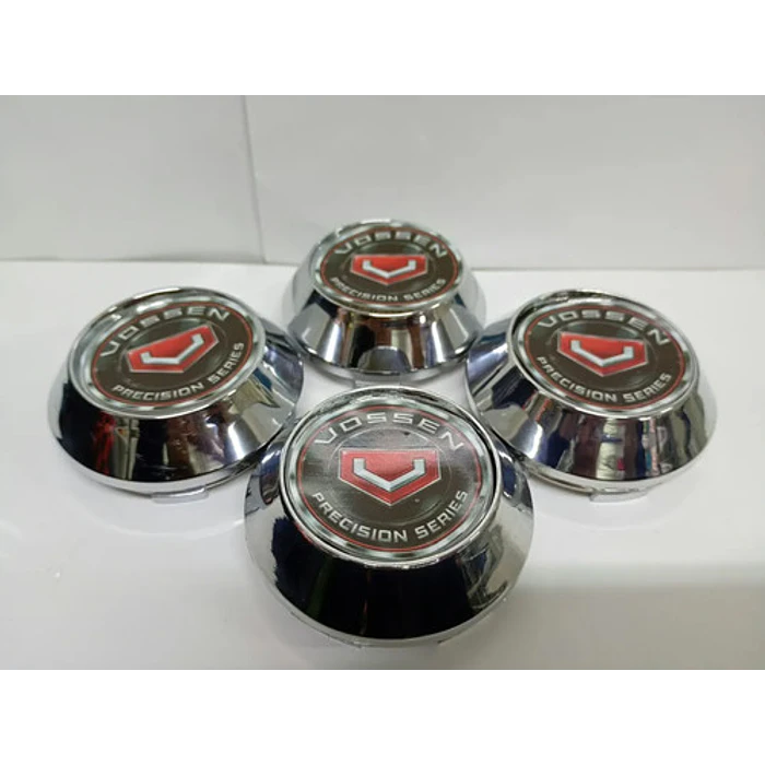 X4 Tapas Centro De Llantas De Auto Conicas 62mm X 68mm Vss Borde Rojo 6