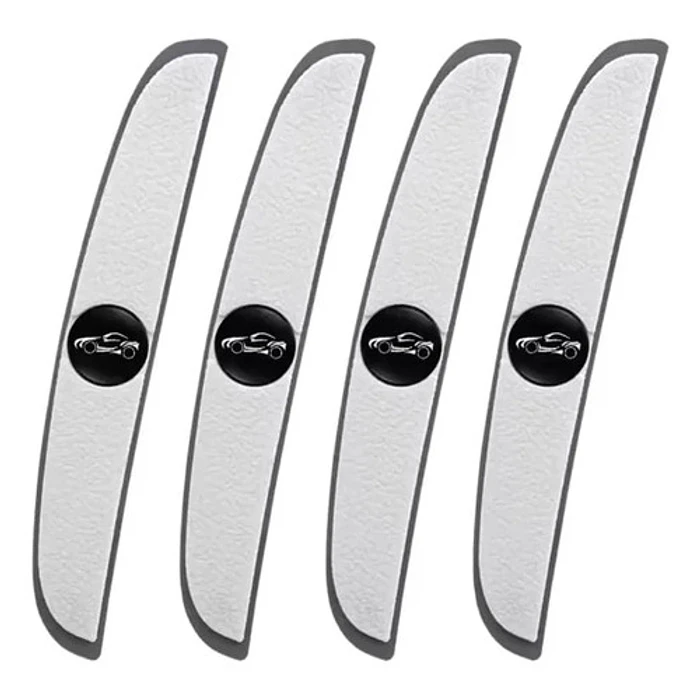 Kit 4 Topes Protectores De Puerta Para Auto Adhesivos 1