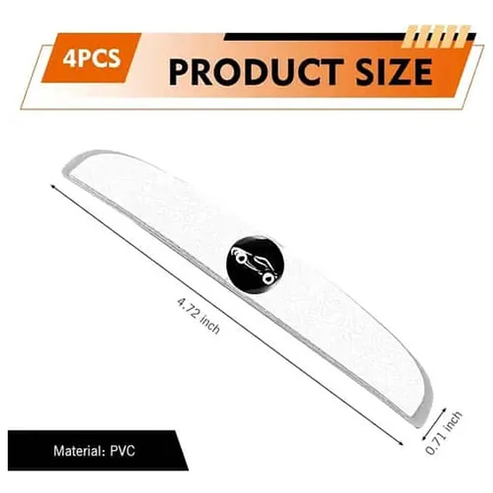 Kit 4 Topes Protectores De Puerta Para Auto Adhesivos 4