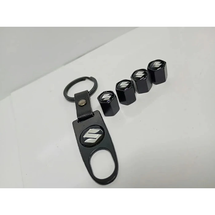 Llavero + Set De 4 Tapas De Válvulas Sz 4