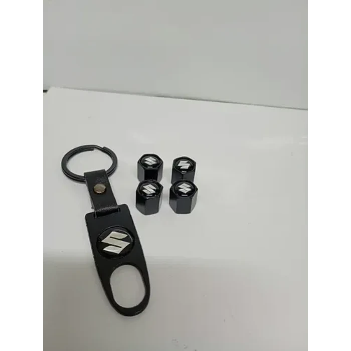 Llavero + Set De 4 Tapas De Válvulas Sz 5