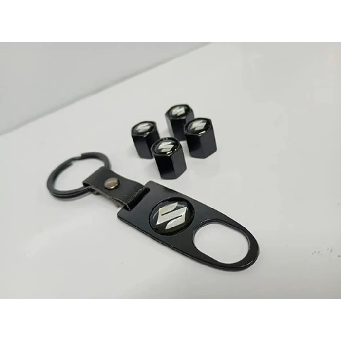Llavero + Set De 4 Tapas De Válvulas Sz 6