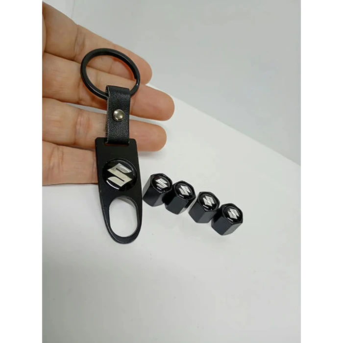 Llavero + Set De 4 Tapas De Válvulas Sz 7