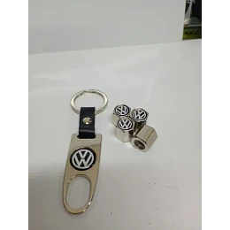 Llavero + Set De 4 Tapas De Válvulas Vw