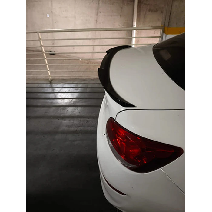 Aleron Spoiler Trasero 120 Cm Negro Brillante Negro 4