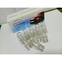 X10 Ampolletas Halógenas T20 12v 21/5w Doble Contacto