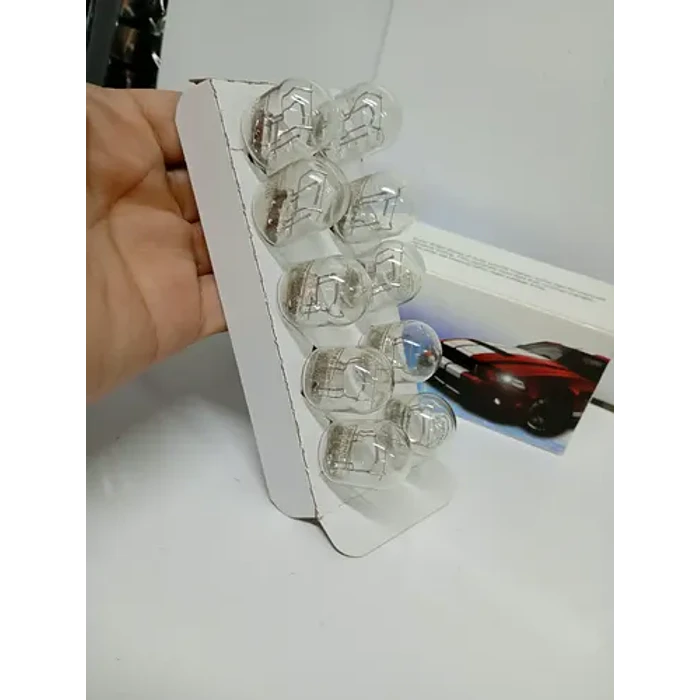 X10 Ampolletas Halógenas T20 12v 21/5w Doble Contacto 6