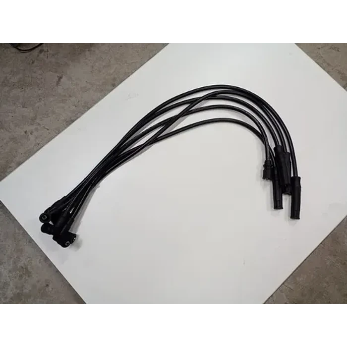 Juego 5 Cables Bujías Alto Voltaje Universal Autos. Negro 2