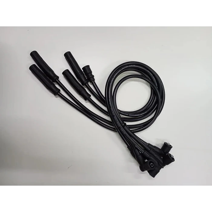 Juego 5 Cables Bujías Alto Voltaje Universal Autos. Negro 3