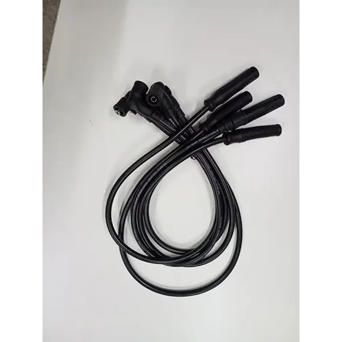 Juego 5 Cables Bujías Alto Voltaje Universal Autos. Negro 5