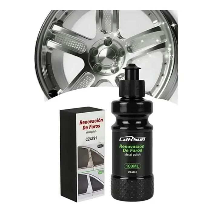 Restaurador Limpiador Para Piezas Cromadas De Autos 100 Ml 1