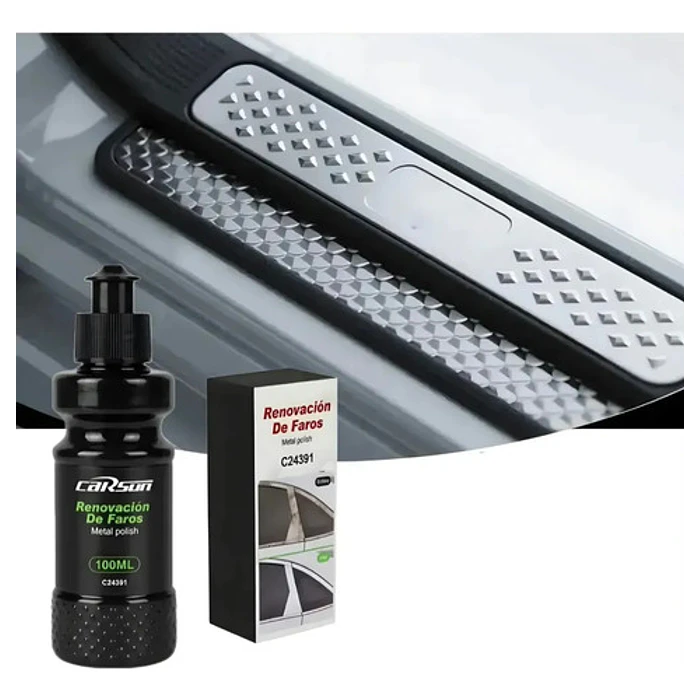 Restaurador Limpiador Para Piezas Cromadas De Autos 100 Ml 6