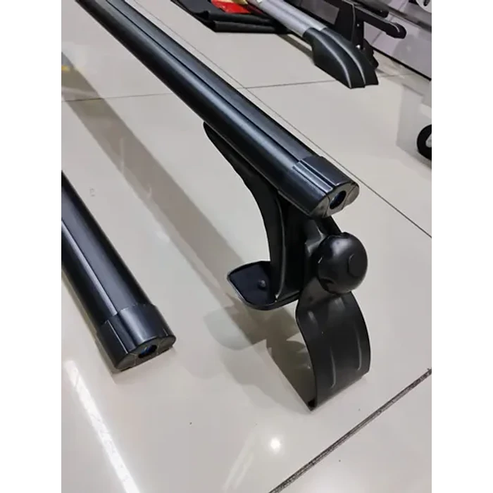 Barras Portaequipaje De Aluminio Negras De Marco A Marco Negro 10