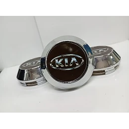 X4 Tapas Centro De Llantas De Auto Conicas  K Ovalo Negro