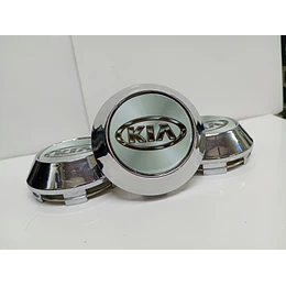 X4 Tapas Centro De Llantas De Auto Conicas  K Ovalo Gris
