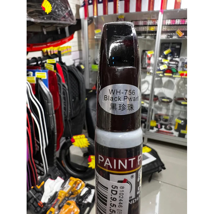 Lápiz Pintura Para Relleno Autos Accesorio Negro Perlado 9