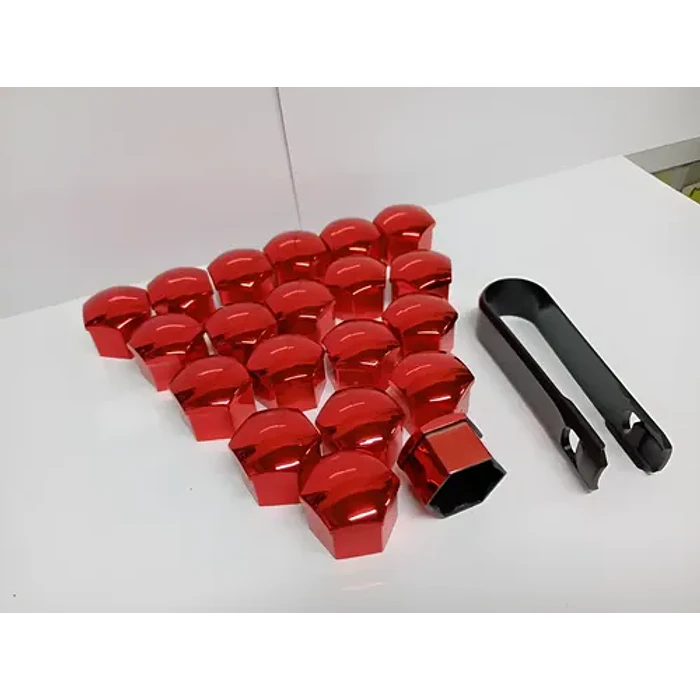 20 Piezas Tapas De Perno 17mm Para Tuercas De Neumáticos  1