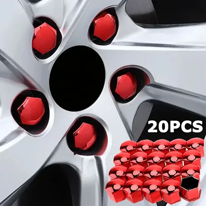 20 Piezas Tapas De Perno 17mm Para Tuercas De Neumáticos  5
