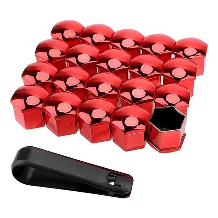 20 Piezas Tapas De Perno 17mm Para Tuercas De Neumáticos  6