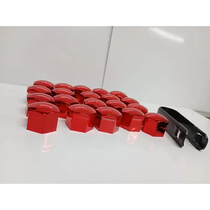 20 Piezas Tapas De Perno 17mm Para Tuercas De Neumáticos  8