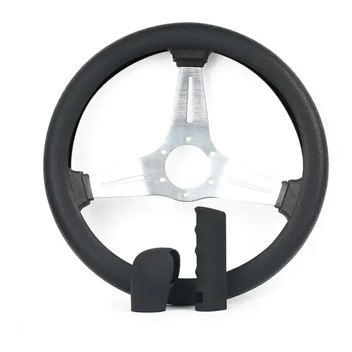 Set 3 Piezas Funda Cubre Volante Perilla Cambios Negro 2