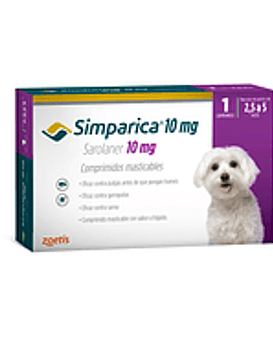 Simparica  Perros  1 comprimido 2,6 - 5 Kg 