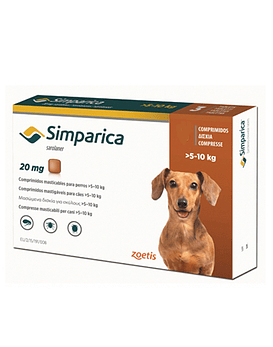 Simparica  Perros 5 - 10 Kg  3 comprimidos