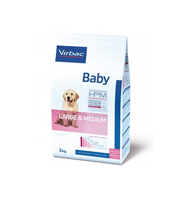 HPM Dog Virbac Baby Large & Medium  12 Kg 
