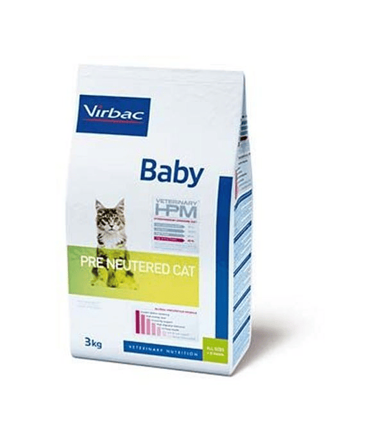 HPM Cat Virbac Baby Pre Neutered 1,5 Kg  