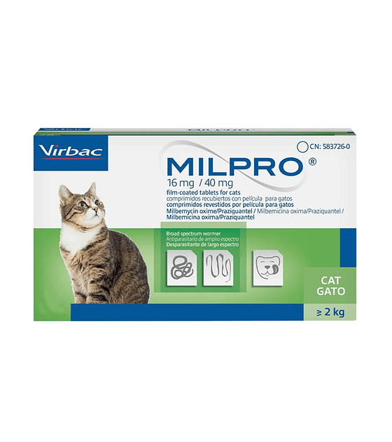Milpro gato mayor 2 Kg 