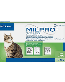 Milpro gato mayor 2 Kg 