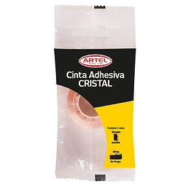 Cinta Adhesiva Cristal 18mm. 30mts. Artel