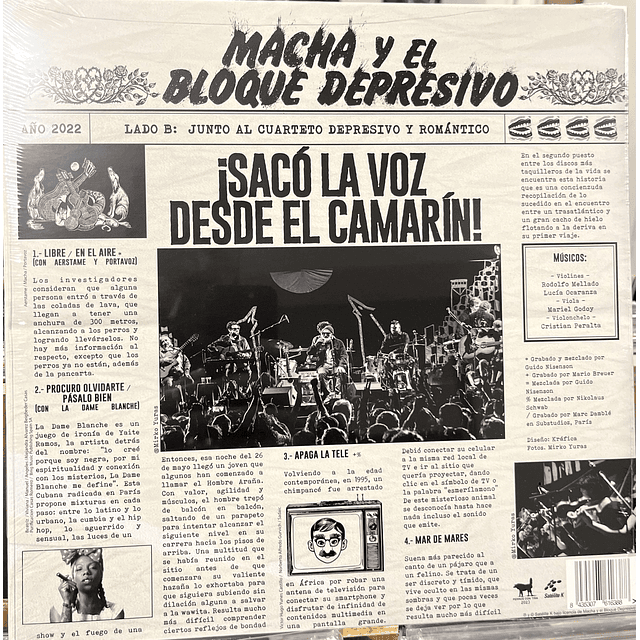 MACHA Y EL BLOQUE DEPRESIVO ¡SACÓ LA VOZ DESDE EL CAMARÍN!