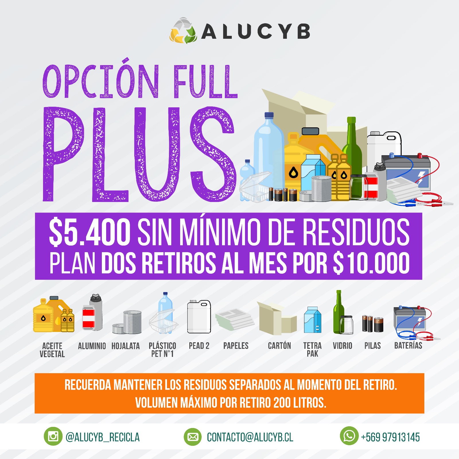 Retiro a Domicilio Full Plus