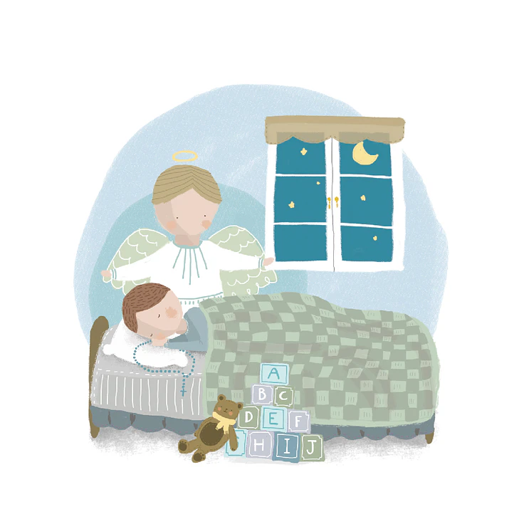 SANA05 - Angelito cama niño