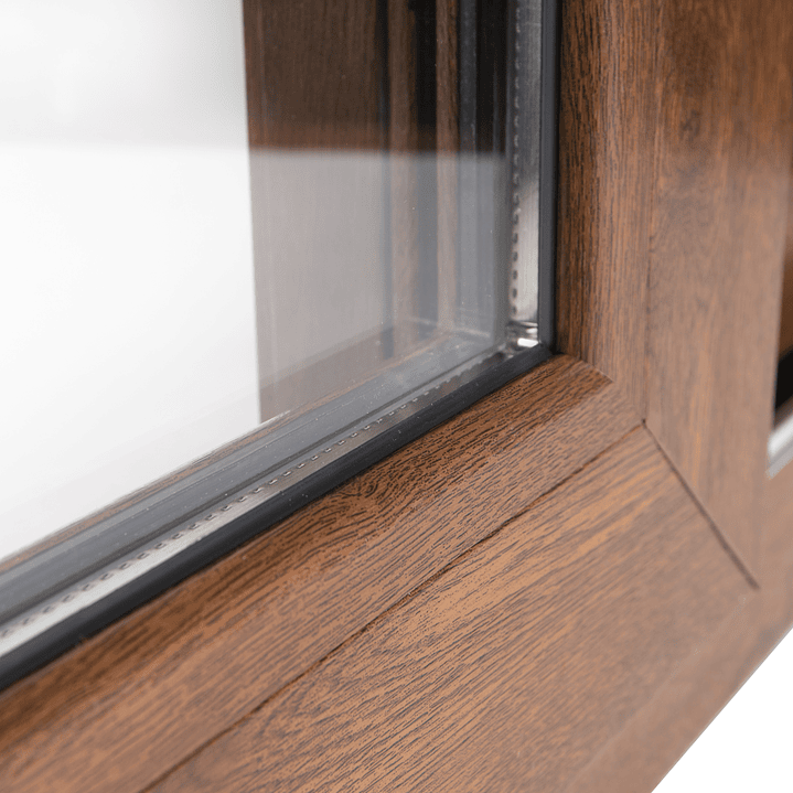 VENTANA CORREDERA EUROPEA  TERMOPANEL COLOR NOGAL 4