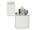 Encendedor Zippo Classic White Matte Logo