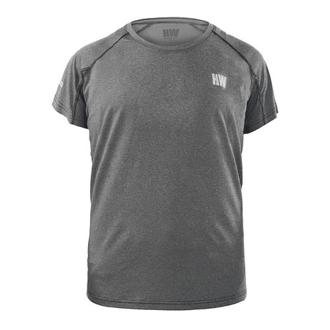 Polera Dry Fit Hw Spx Manga Corta Hombre Gris